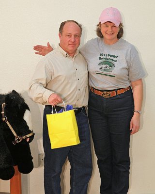 Rendezvous slogan & logo winner was Lisa Lathrop, Dick accepted for her