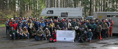 Multi BCHW Chapter and Organization Gravel Hauling, Capitol Forest, April 2, 2011
