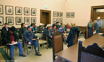 Representative Short addressing the group