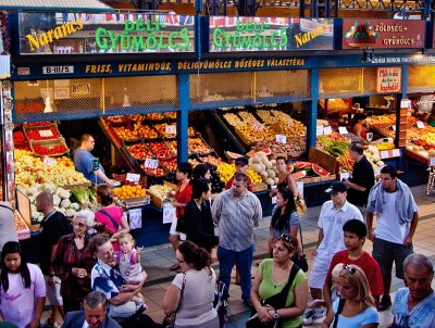Marketplace in Budapest