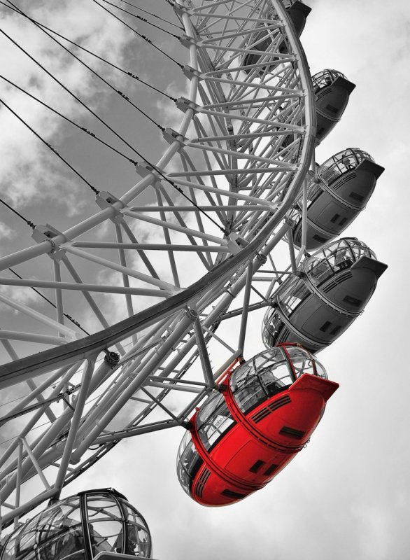 London eye.