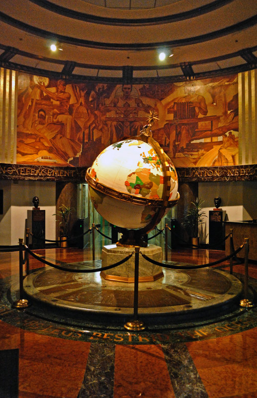 Los Angeles Times Globe Lobby
