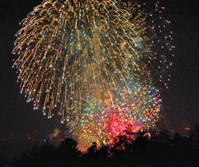 Rose Bowl Fireworks July 4 2011