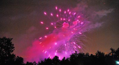 Rose Bowl Fireworks July 4 2011