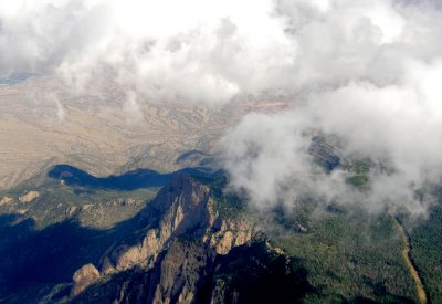 Somewhere over the American West