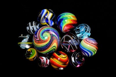 Various Hand Made Marbles