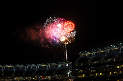 Fireworks over Nationals Park frame 2