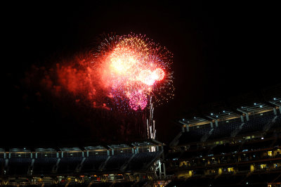 Fireworks over Nationals Park frame 4