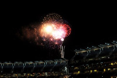 Fireworks over Nationals Park frame 6