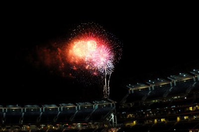 Fireworks over Nationals Park frame 7