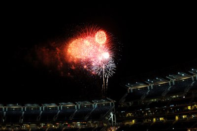 Fireworks over Nationals Park frame 8