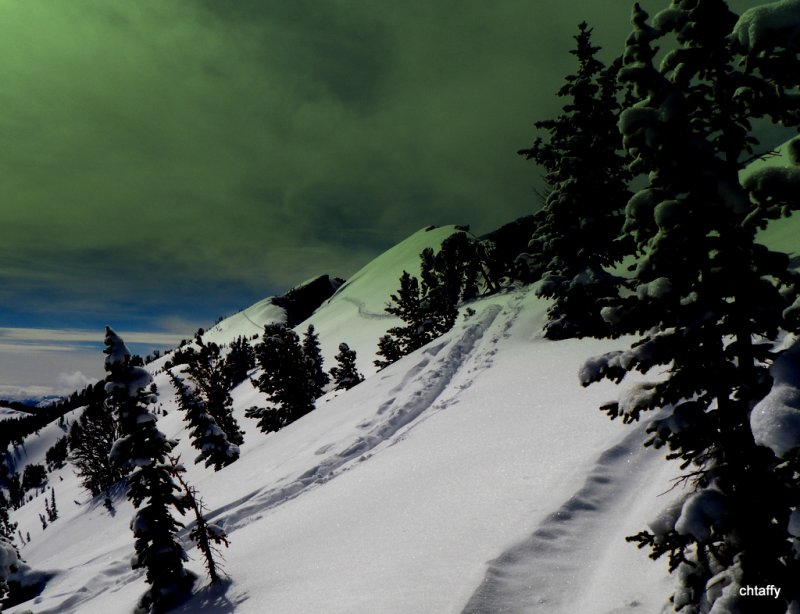 Near summit