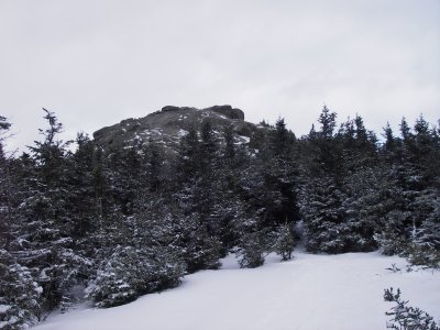 Approach to summit of Porter