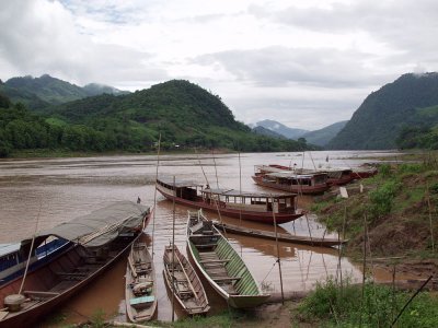 Mekong river near Luang Prabang