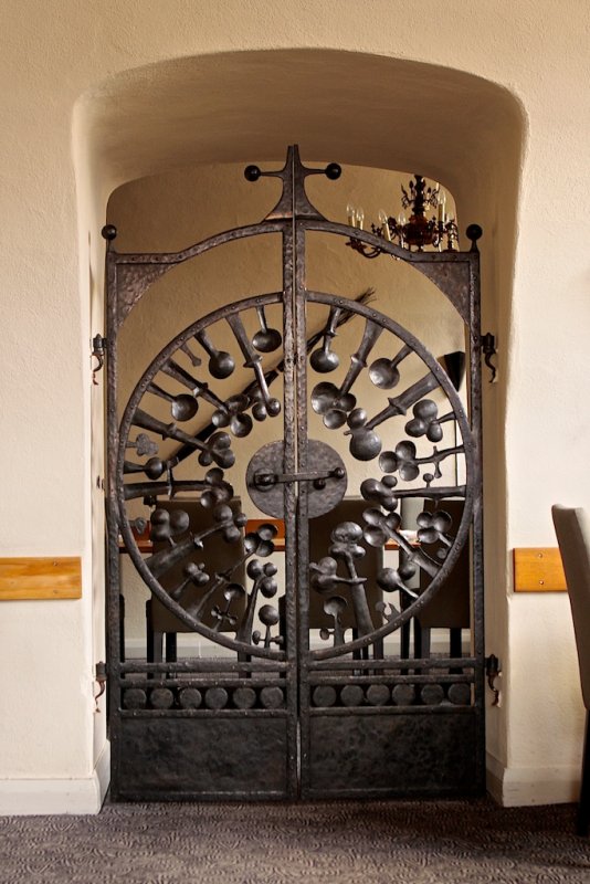 Iron door