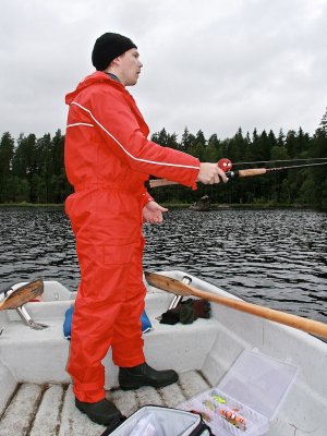 Gustaf fishing