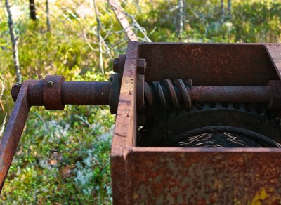 Vinsch för vagnar - detalj.
