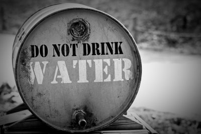 Do not drink water ...