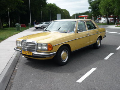 My yellow Mercedes w123 280E