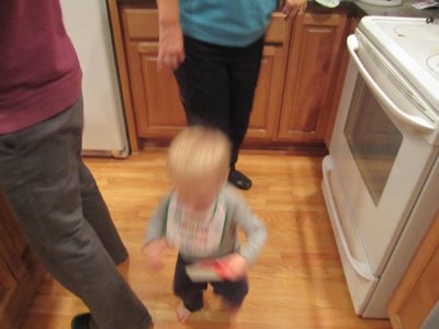 Would believe little Jake has bare feet and is a blur
