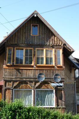 House with modern satelite