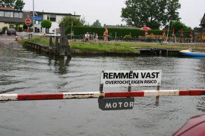 Ferry over the canal near Alkmaar