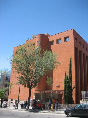 the Biblioteca --- classrooms too