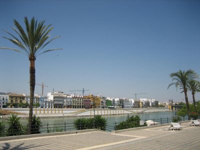 river in Seville.