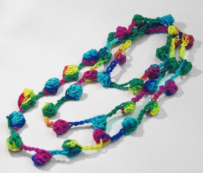 Crocheted necklace