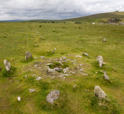 Cist and Stone Row, Merrivale (7/5/2012)