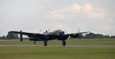 Lancaster takeoff