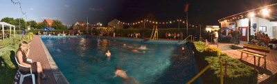 24 hour swim festival - day and night