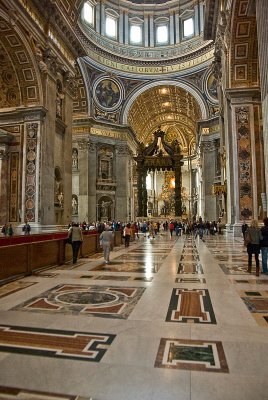 Inside St. Peter's Basilica