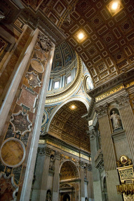 Detail of Inside of St. Peter's Basilica