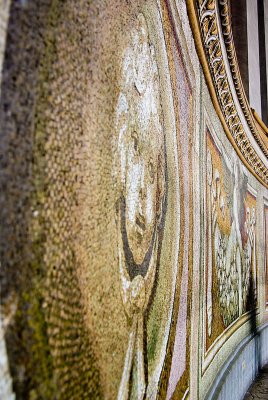 Mosaic in cupola of St. Peter's Basilica