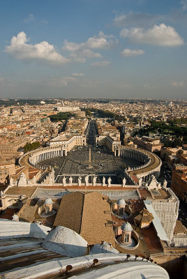 View from St. Peter's towards St. Peter's Square