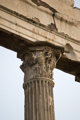 Central column of the Temple of Castor and Pollux