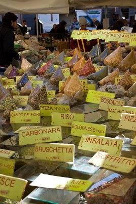 Market stand at Campo de' Fiori