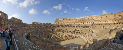 Inside of the Colosseum, Rome