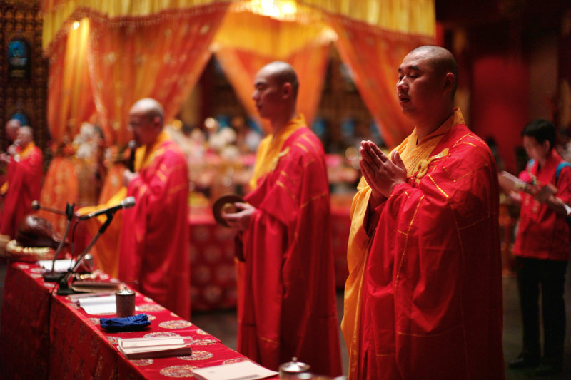 Monks Praying