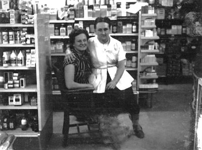 Thelma & Sister Shirley 1957- Drugstore