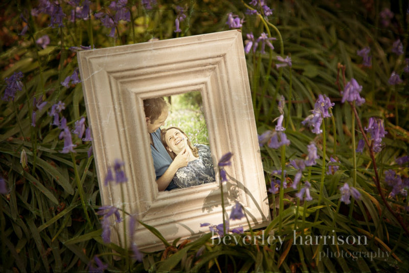 Sally and Carls pre wedding shoot amongst the bluebells...