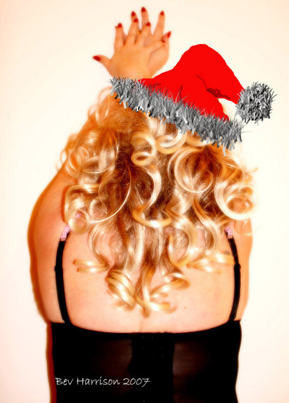 santas baby...and his hat!!