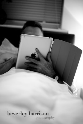 in bed with the iPad...