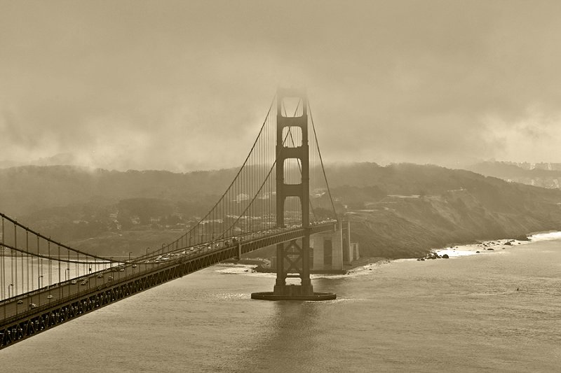 The Bridge - in Sepia