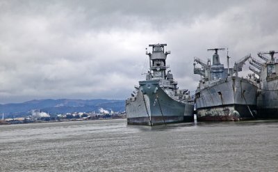 USS Iowa - Bow View