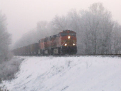 Snow on December 17, 2007