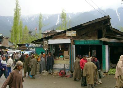 market in mountain village