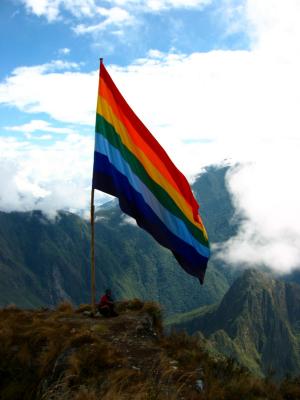 it was the Incas' flag first!