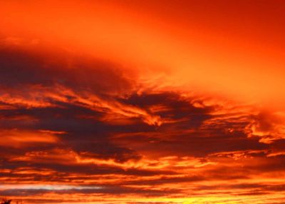 sky on fire